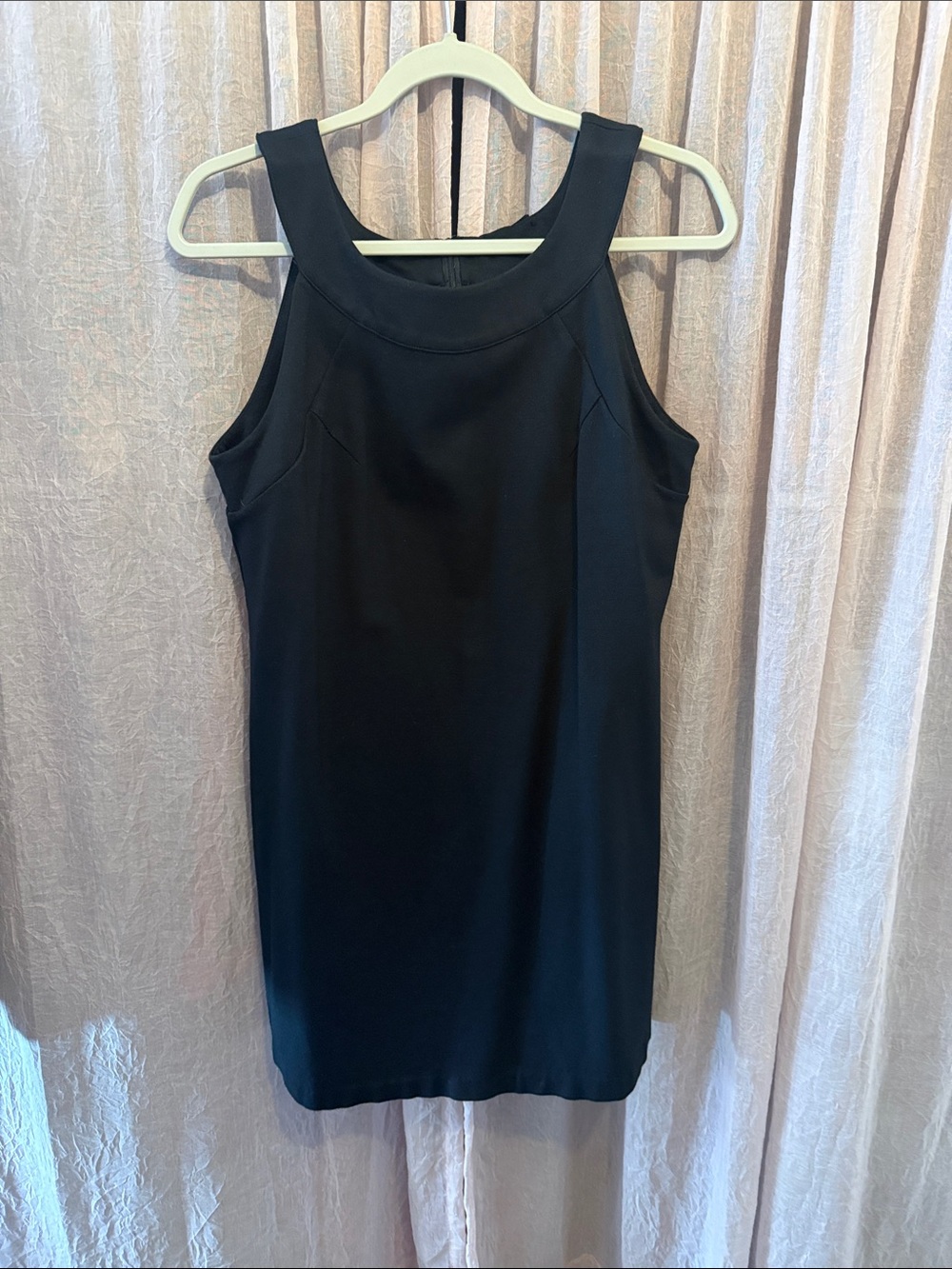 INC International Concepts Black Sleeveless Midi Shift Dress